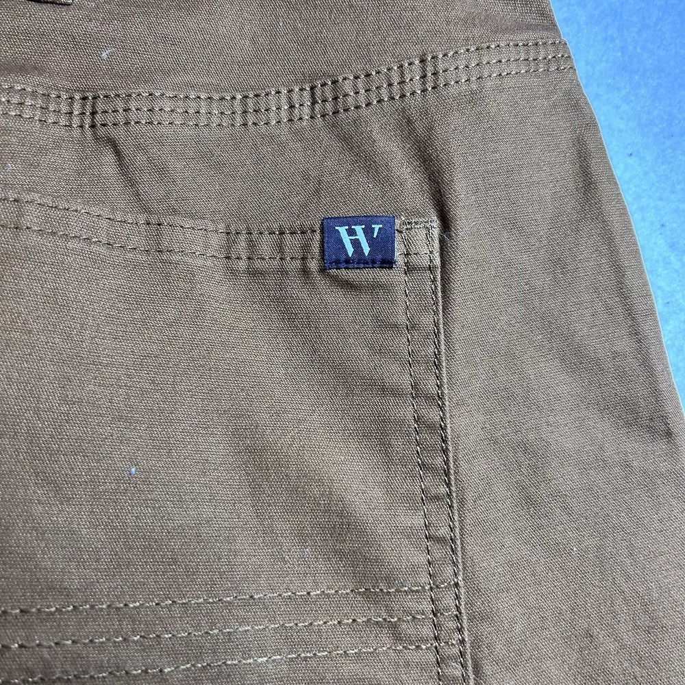 Men's Houston White Brown Dress Cargo Pants Size 38x30 - Picture 5 of 8